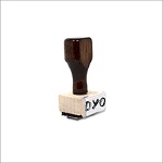 3/4" Height Rubber Hand Stamps
