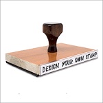 6" Height Rubber Hand Stamps